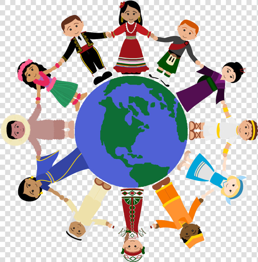 Passport Around The World   Cartoon People Around The World  HD Png DownloadTransparent PNG