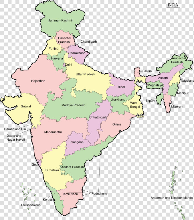 High Resolution India Map  HD Png DownloadTransparent PNG