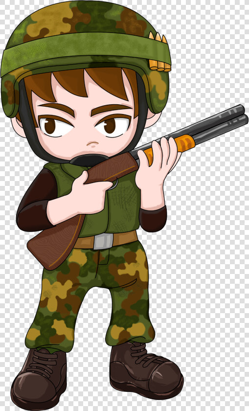 Q Version Cartoon Hand Drawn Cute Png And Psd   Sujeto Con Arma Animado  Transparent PngTransparent PNG