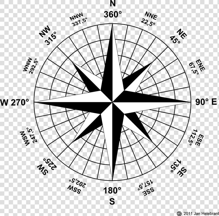 Geography  Map  Compass  Rose  Plot  Travel  World   Wind Rose With Angles  HD Png DownloadTransparent PNG