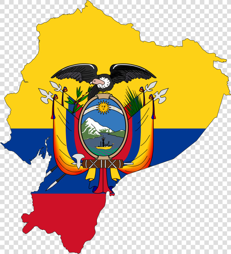 Ecuador Flag Map  HD Png DownloadTransparent PNG