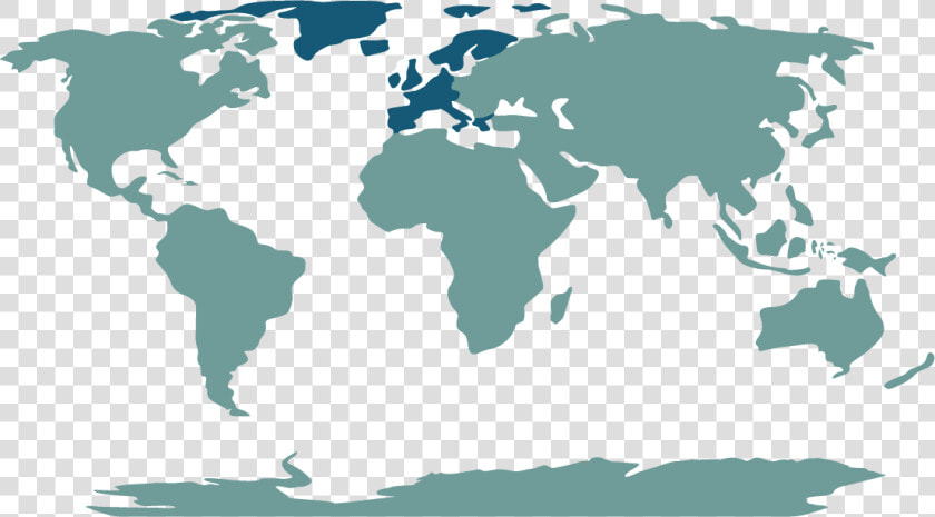 Transparent Europe Png   World Map Continents Png  Png DownloadTransparent PNG