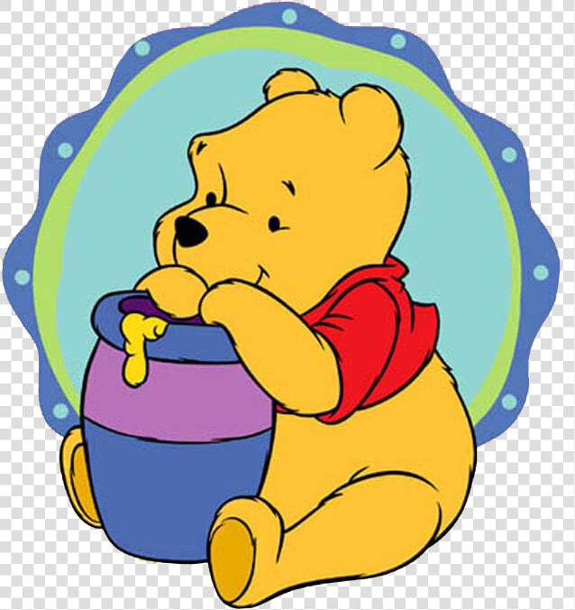 Winnie The Pooh Clip Art   Winnie The Pooh And Honey Pot  HD Png DownloadTransparent PNG