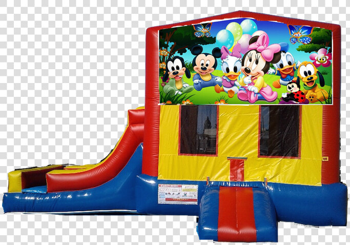 2 Lanes Side Slide Jumper Minnie Mouse  180 day   Baby Disney  HD Png DownloadTransparent PNG