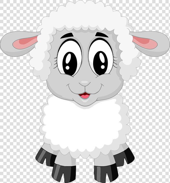 Lamb  Sheep  Cute  Farm  Animal  Baby  Cartoon   Cordeiro Desenho Png  Transparent PngTransparent PNG