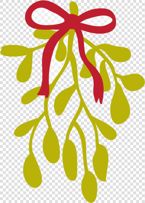 Holly Leaf Kiss Mistletoe Common Clip Art December  HD Png DownloadTransparent PNG