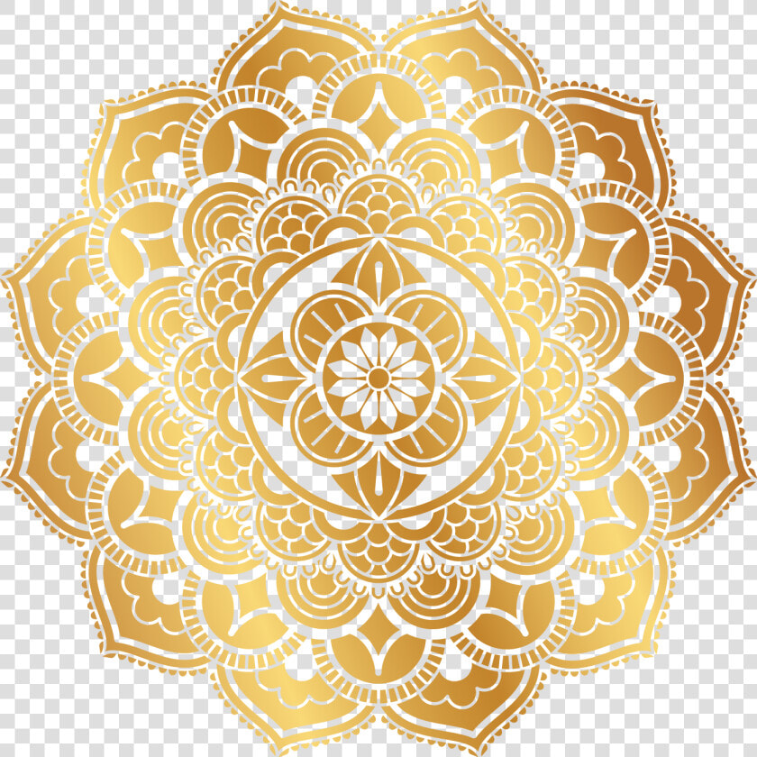 Mandala Design   Vector Golden Mandala Png  Transparent PngTransparent PNG