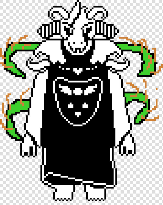 Asriel Dreemurr Pixel Art  HD Png DownloadTransparent PNG