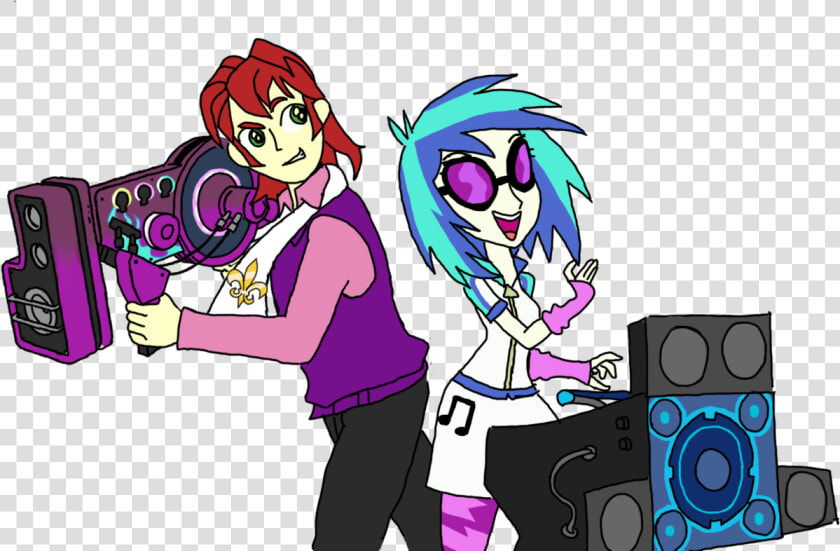 Human Dj Pon3 And Octavia  HD Png DownloadTransparent PNG