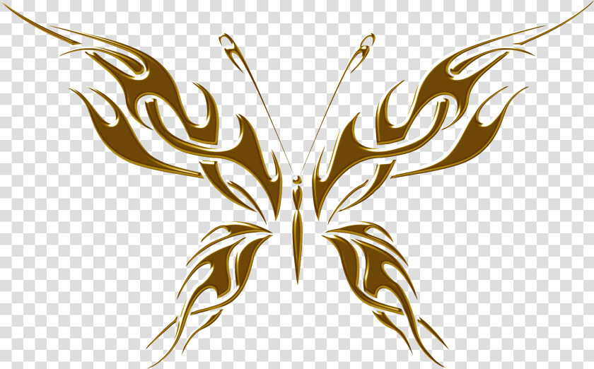 Transparent Butterfly Logo Png   Tribal Butterfly  Png DownloadTransparent PNG