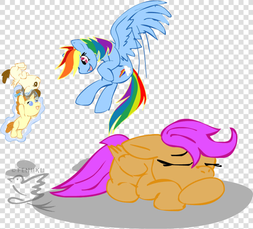 Top Flying Me Stickers For Android  amp  Ios   Mlp Scootaloo Can T Fly  HD Png DownloadTransparent PNG