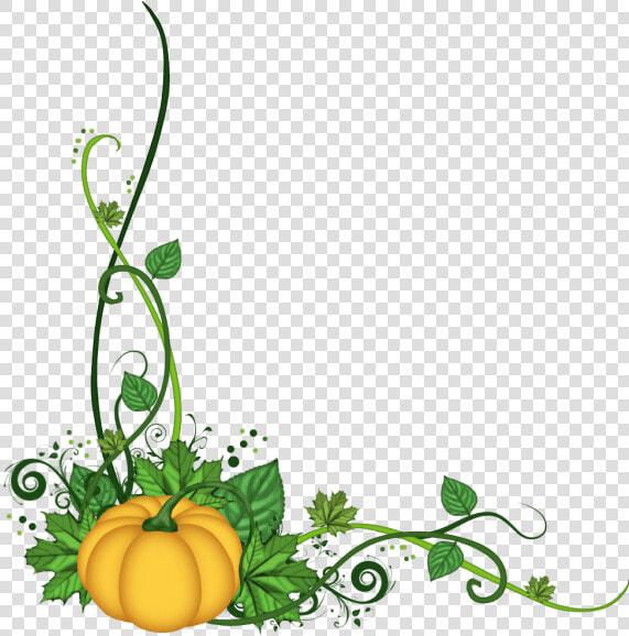 Fall Corner Flourish Png Clipart   Png Download   Pumpkin Logos Transparent Background  Png DownloadTransparent PNG