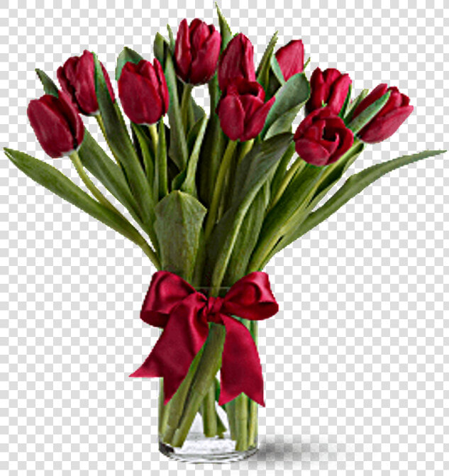 Clip Art Pictures Of Red Tulips   Red Tulips Bouquet  HD Png DownloadTransparent PNG