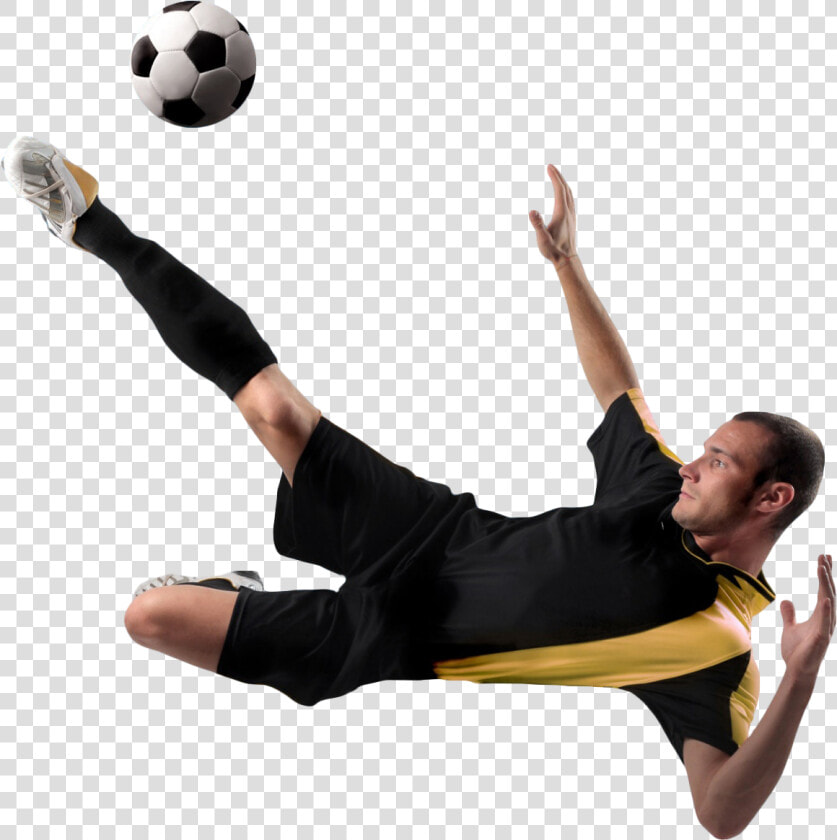 Football Player Png   Soccer Player Kicking Ball Png  Transparent PngTransparent PNG