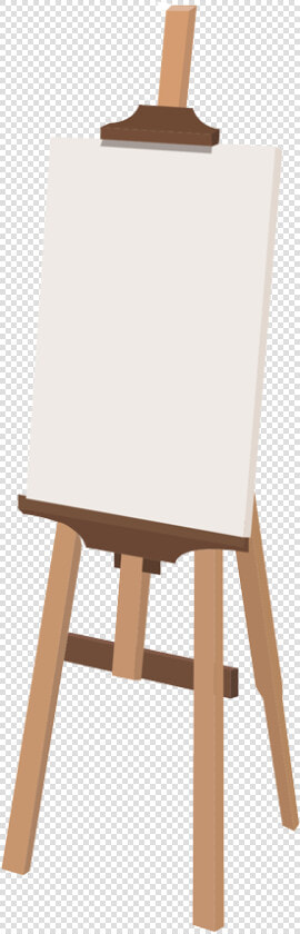 Art Easel Png   Back Of Canvas Stand  Transparent PngTransparent PNG