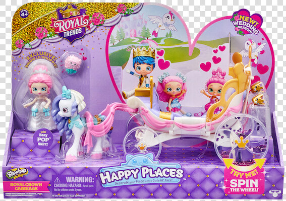 Id57725 Hp Spk S8 Royal Crown Carriage F Fep   Shopkins Happy Places Royal Trends Wedding  HD Png DownloadTransparent PNG