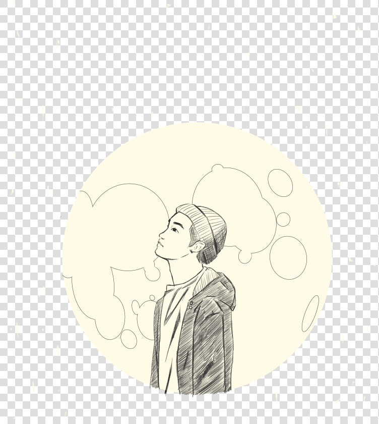 Image Of Moonchild Sticker   Illustration  HD Png DownloadTransparent PNG