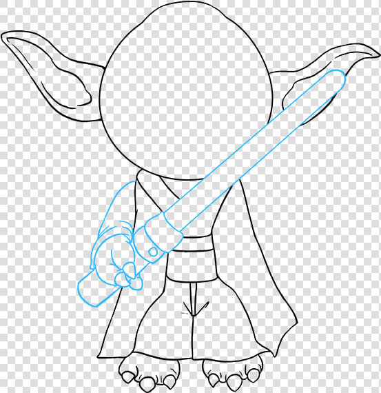 How To Draw Yoda   Yoda Face Drawing Easy  HD Png DownloadTransparent PNG