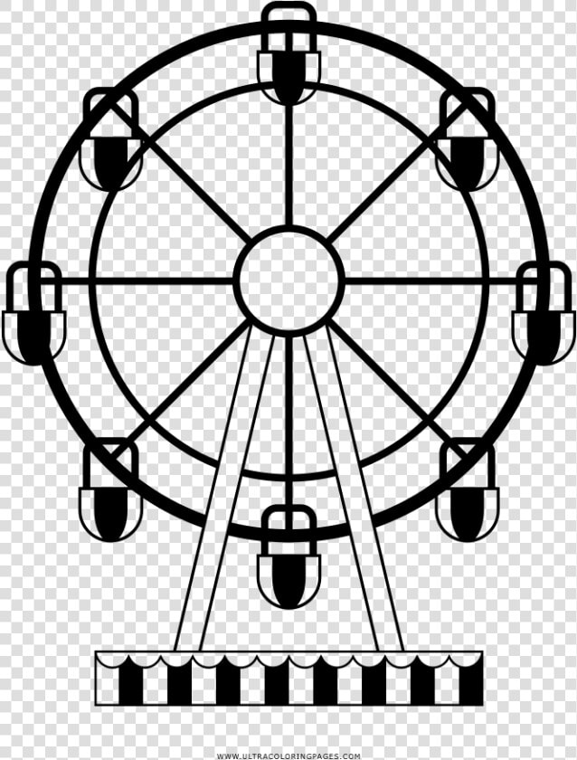 Ferris Wheel Coloring Book Drawing London Eye   Ferris Wheel Black And White Png  Transparent PngTransparent PNG