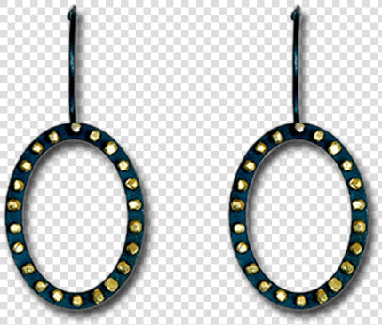 Priya Himatsingka Spangles Outline Large Oval Earrings   Earrings  HD Png DownloadTransparent PNG