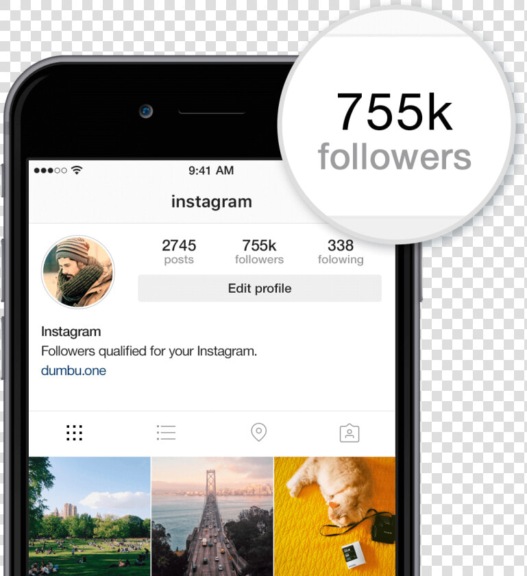 Instagram Followers In Mobile  HD Png DownloadTransparent PNG