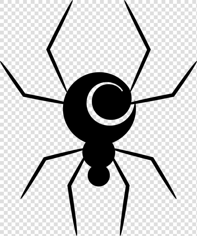 Line Art angle symmetry   Simple Pictures Of Spiders  HD Png DownloadTransparent PNG