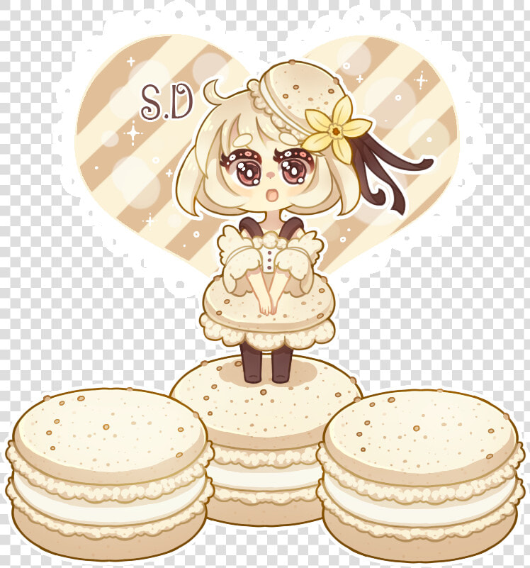 Macaroons Drawing Food Paris   Anime Macaron Drawing  HD Png DownloadTransparent PNG