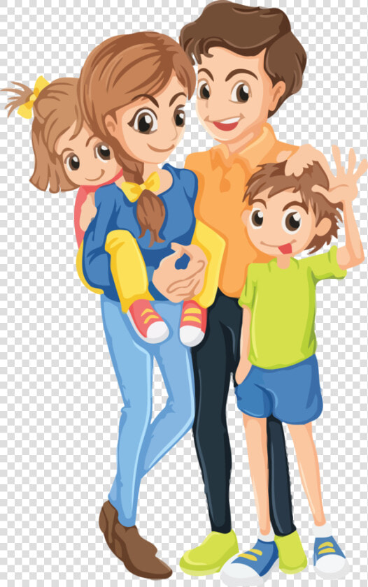 Transparent Family Day Cartoon Sharing Playing With   Clipart Transparent Background Happy Family  HD Png DownloadTransparent PNG