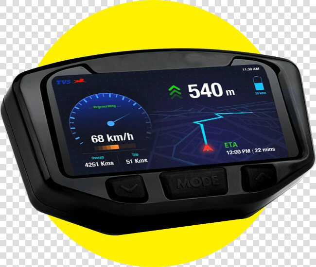 Tvs Creon Electric Bike Mockup   Apex Tachometer  HD Png DownloadTransparent PNG