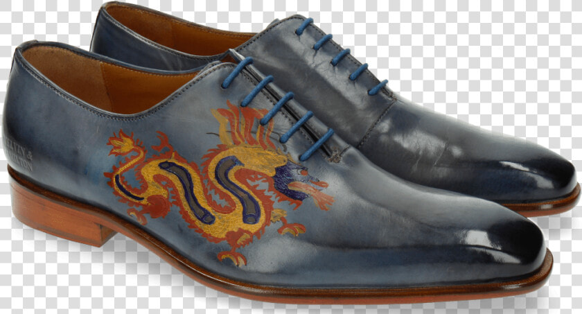 Oxford Shoes Clark 6 Moroccan Blue Dragon   Leather  HD Png DownloadTransparent PNG