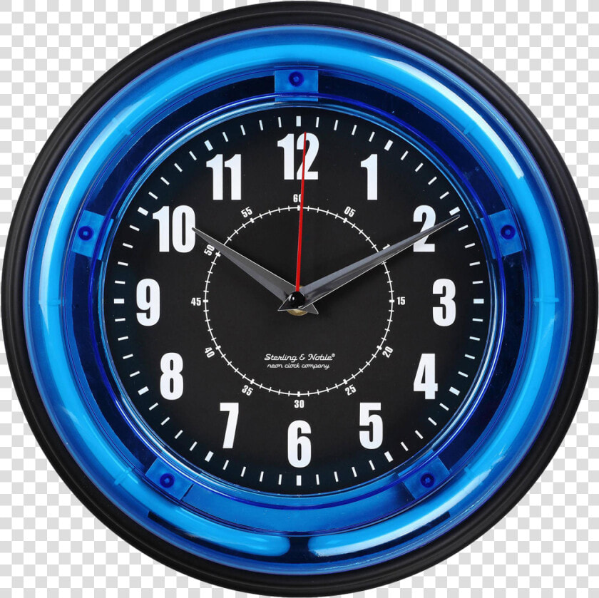 Transparent Wall   Neon Light Clocks  HD Png DownloadTransparent PNG