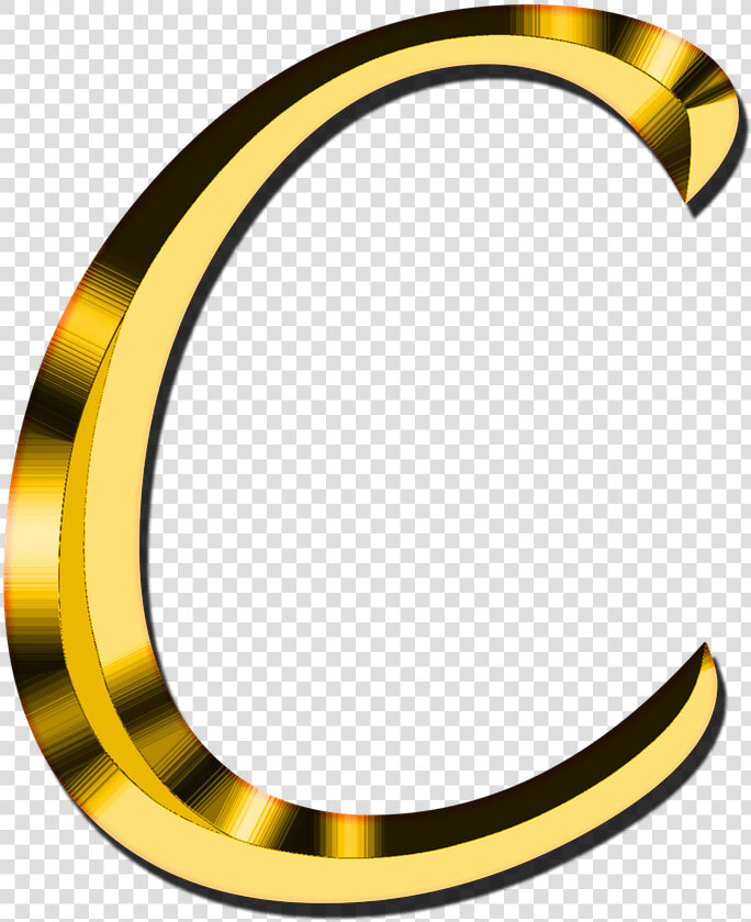 Capital Letter C   C Letter Clipart Gold  HD Png DownloadTransparent PNG