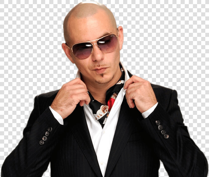 Pitbull Wearing Glasses   Pitbull Singer  HD Png DownloadTransparent PNG