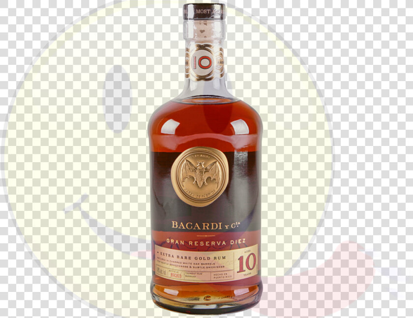 Bacardi Gran Reserve Diez Rum   Single Malt Scotch Whisky  HD Png DownloadTransparent PNG