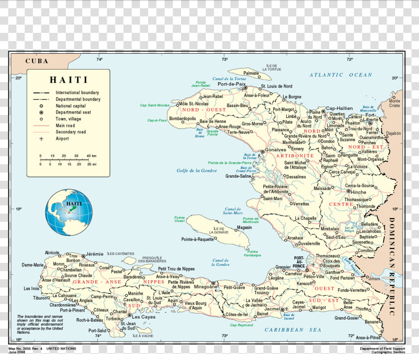 3855 Rev   Map Of Haiti  HD Png DownloadTransparent PNG