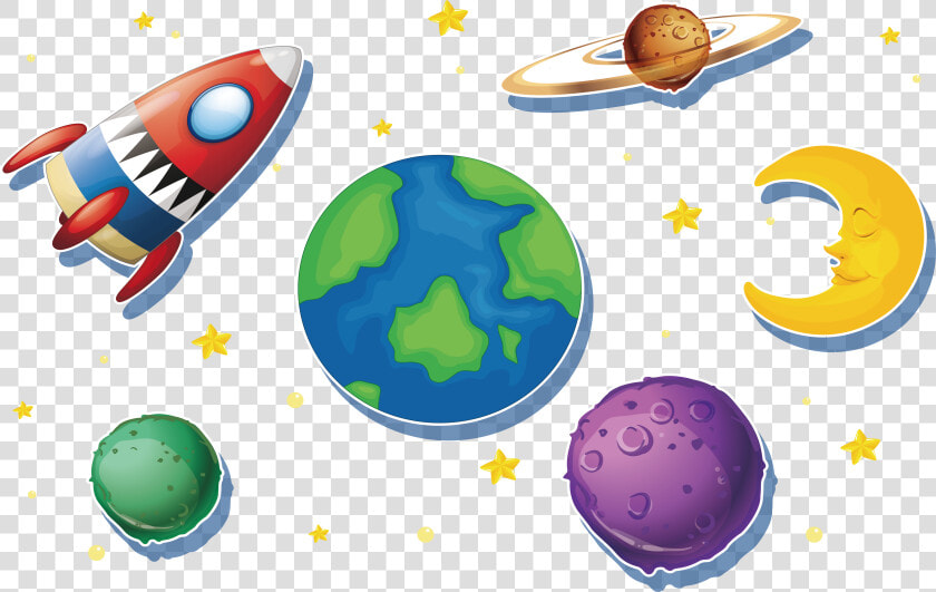 T Shirt Clip Art   Planetas Y Naves Espaciales  HD Png DownloadTransparent PNG