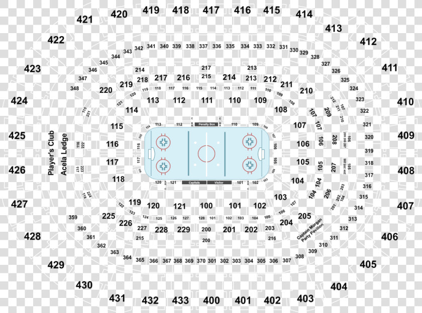 Capital One Arena Seating 403 Row B  HD Png DownloadTransparent PNG