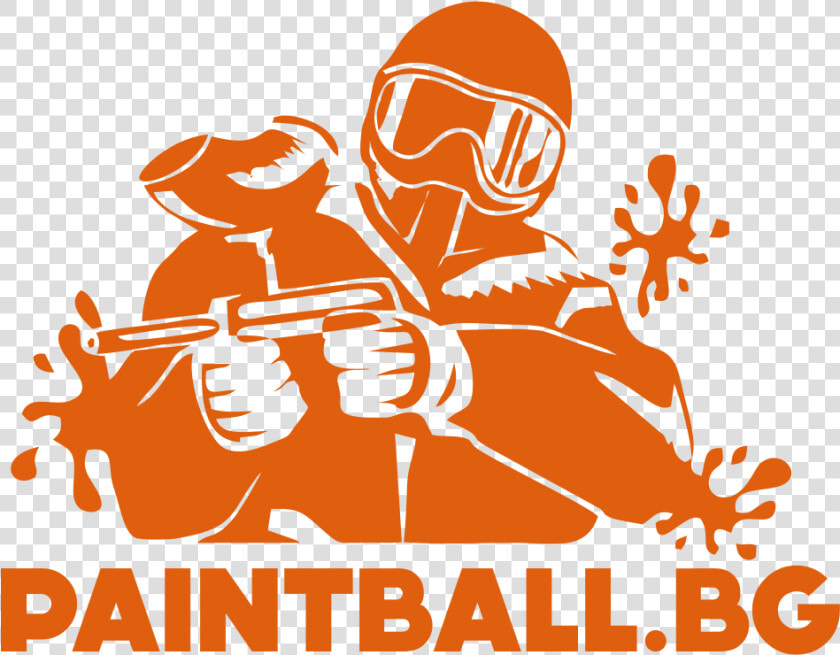 Paintball logo Orange   Paintball Logo Vector  HD Png DownloadTransparent PNG