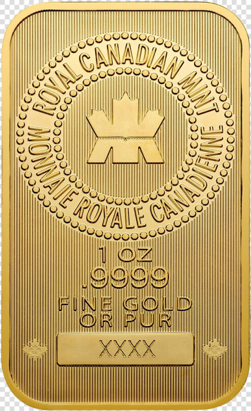 Royal Canadian Mint Gold Bar Fake  HD Png DownloadTransparent PNG