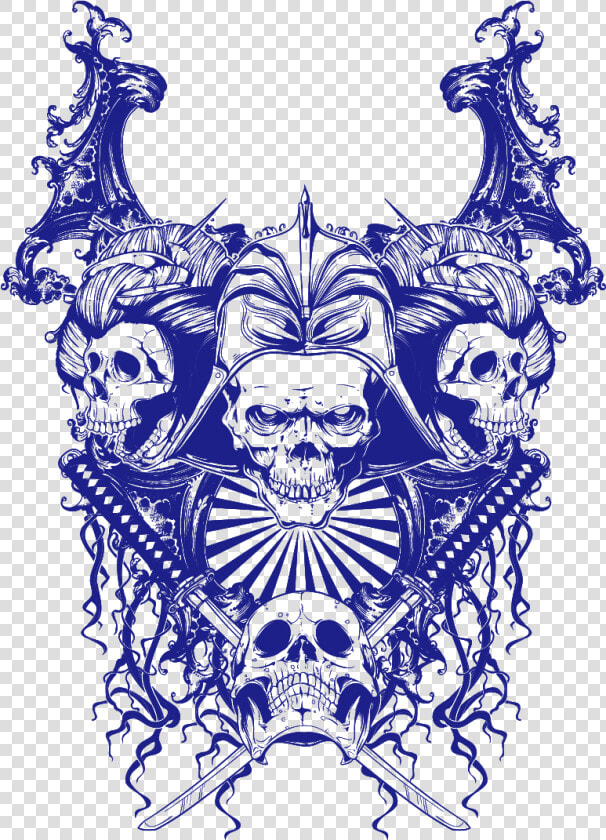 Skull Punk Rock   Punk Rock Style Vectors  HD Png DownloadTransparent PNG