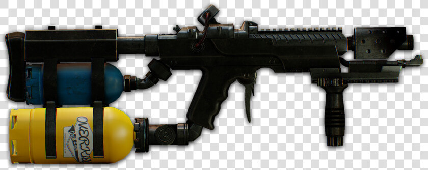 View Samegoogleiqdbsaucenao Bbq Wpn Flamethrower 1    Assault Rifle  HD Png DownloadTransparent PNG