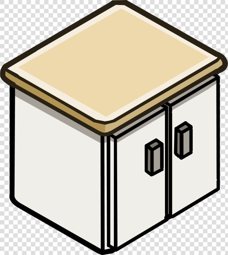 Granite Top Double Cabinet   Club Penguin Kitchen Furniture  HD Png DownloadTransparent PNG