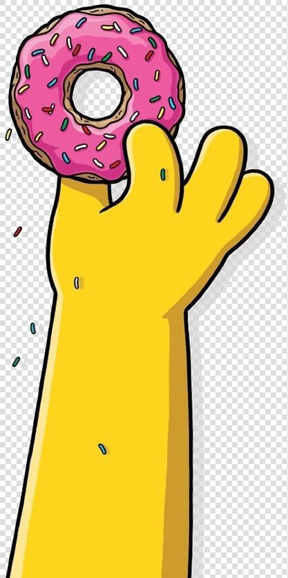 Simpsons Donut Transparent File   Pink Homer Simpson Donut  HD Png DownloadTransparent PNG