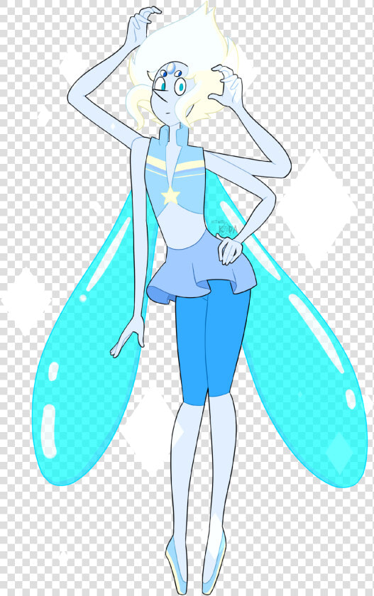 Meet Moonstone my Fan Fusion Of Pearl  amp  Lapis feel   Art With Koda Moonstone  HD Png DownloadTransparent PNG