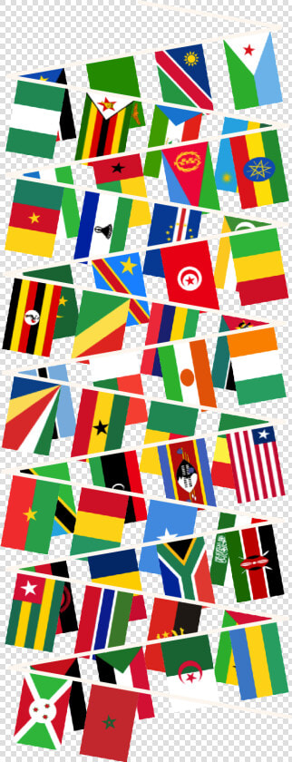 Transparent Bunting Clipart   African Flags Png  Png DownloadTransparent PNG