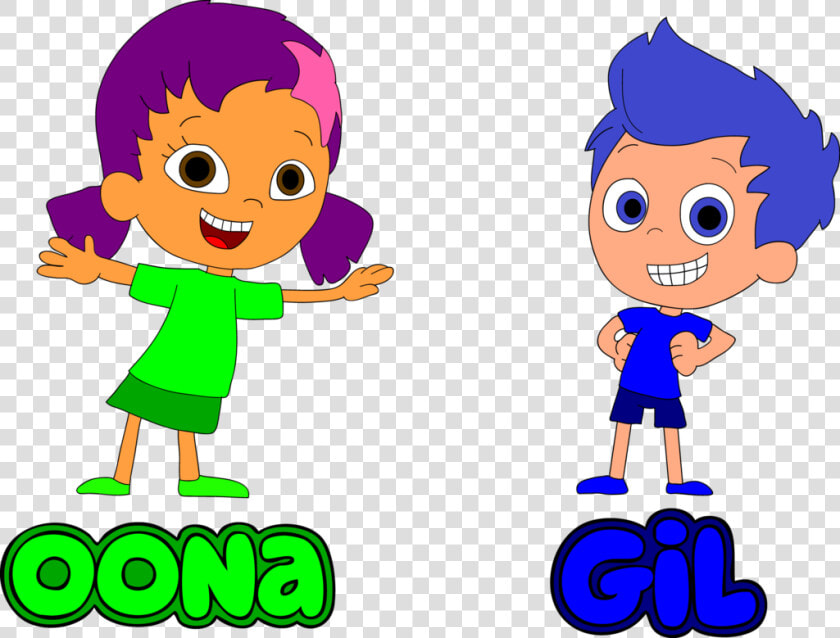 Bubble Guppies Oona And Gil  HD Png DownloadTransparent PNG