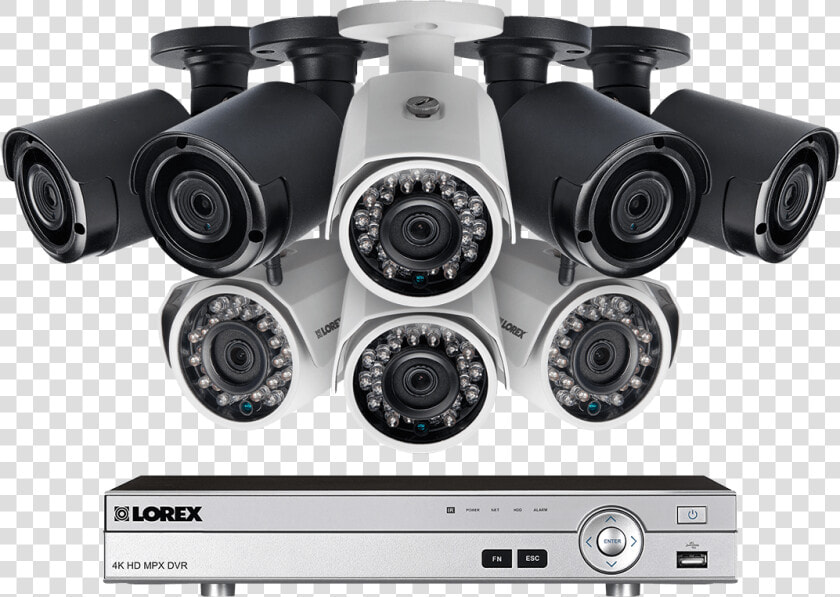 8 channel System With 4 Wireless And 4 Hd 1080p Resolution   Any Cctv System Has Three Major Basic Units Such As  HD Png DownloadTransparent PNG