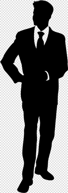 Business People Silhouette In Black And White Png Download   Man Clipart Black And White Silhouette  Transparent PngTransparent PNG