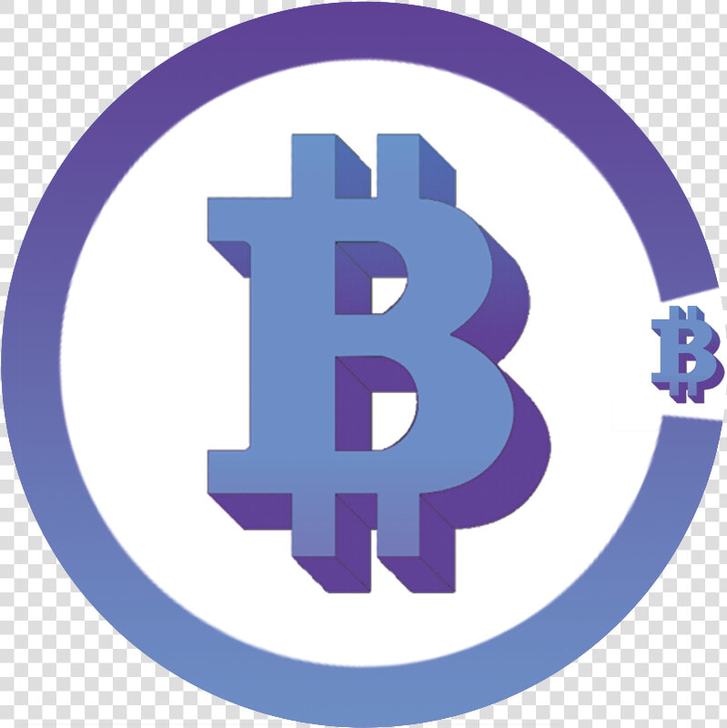 Bbc Cryptocurrency Logo   Blue Bitcoin Transparent  HD Png DownloadTransparent PNG