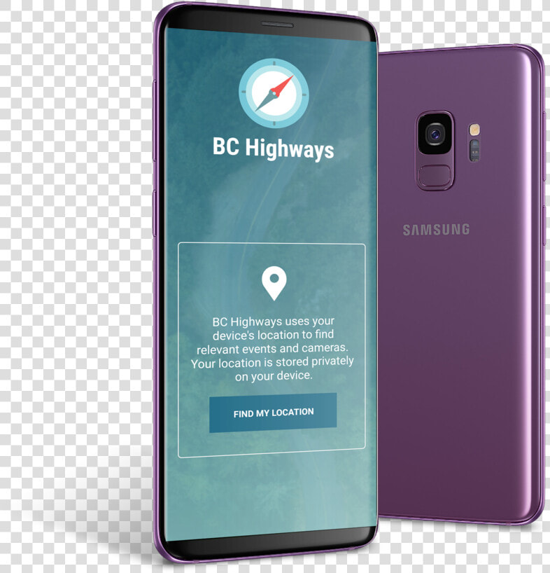 Bc Highways Mockup 1   Smartphone  HD Png DownloadTransparent PNG